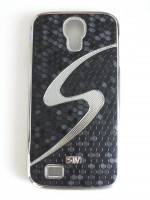 Black/silver snake honeycombed back cover